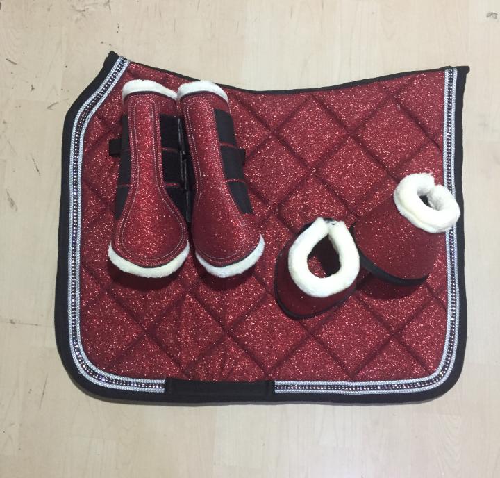 Glitter saddle pad